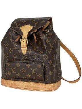 Louis Vuitton Montsouris MM Backpack Monogram Brown